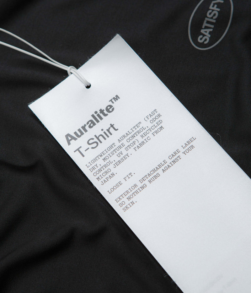 Satisfy AuraLite T-Shirt in Black