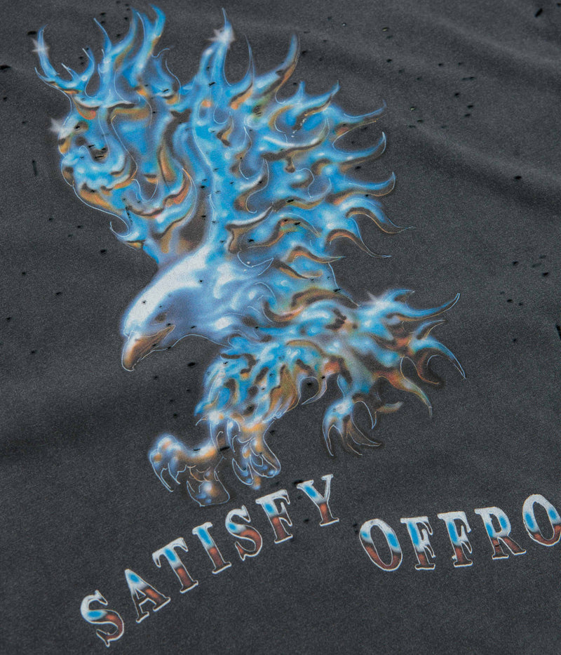Satisfy MothTech Offroad T-Shirt in Aged Black