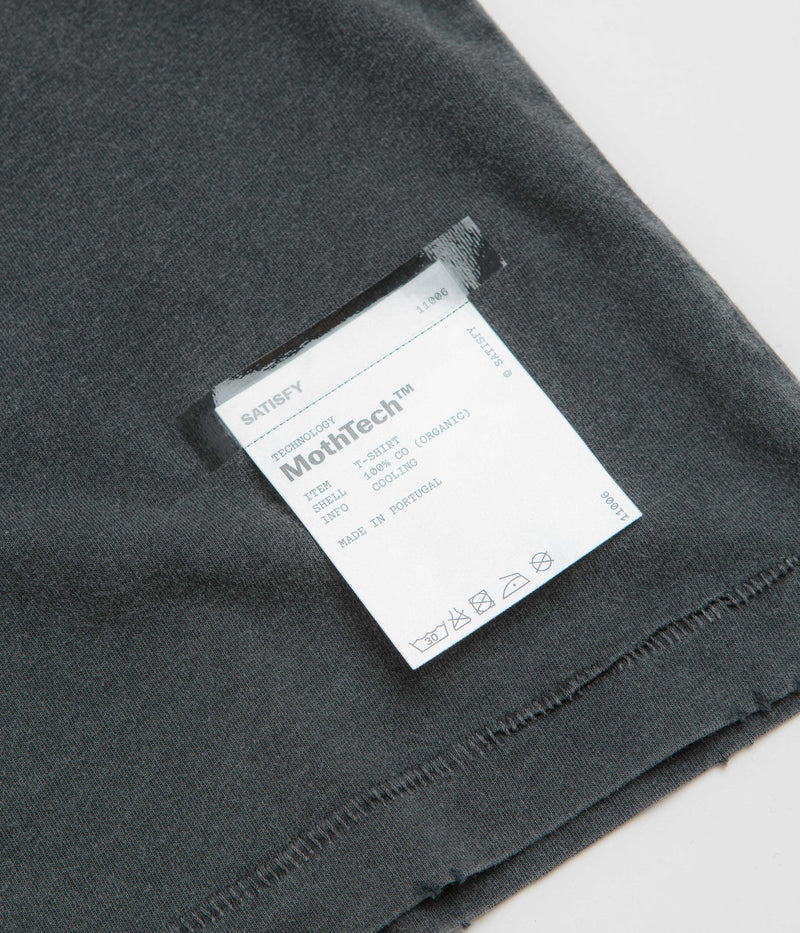 Satisfy MothTech Offroad T-Shirt in Aged Black
