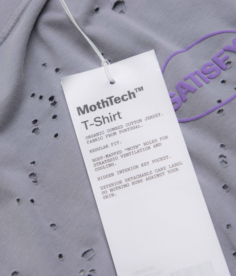 Satisfy MothTech T-Shirt in Aged Quicksilver