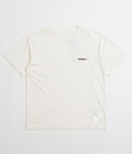 Satisfy MothTech T-Shirt in Off White and Black