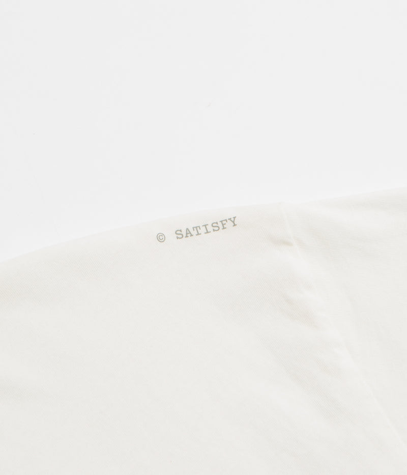 Satisfy MothTech T-Shirt in Off White and Black