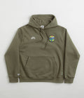 Nike SB Agnostic Hoodie in Medium Olive and White