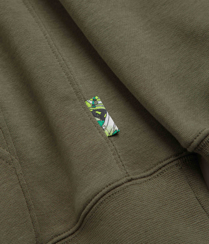 Nike SB Agnostic Hoodie in Medium Olive and White