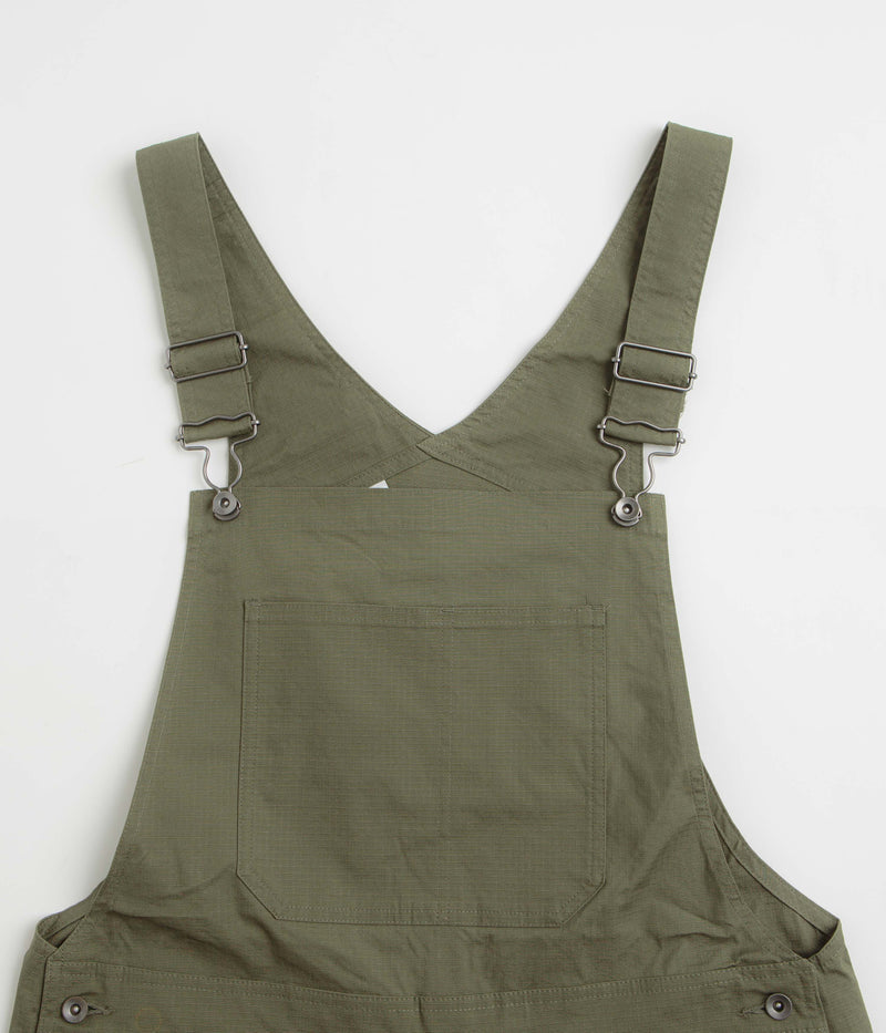 Nike SB Agnostic Overalls in Medium Olive and White