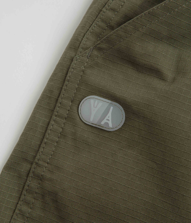 Nike SB Agnostic Overalls in Medium Olive and White