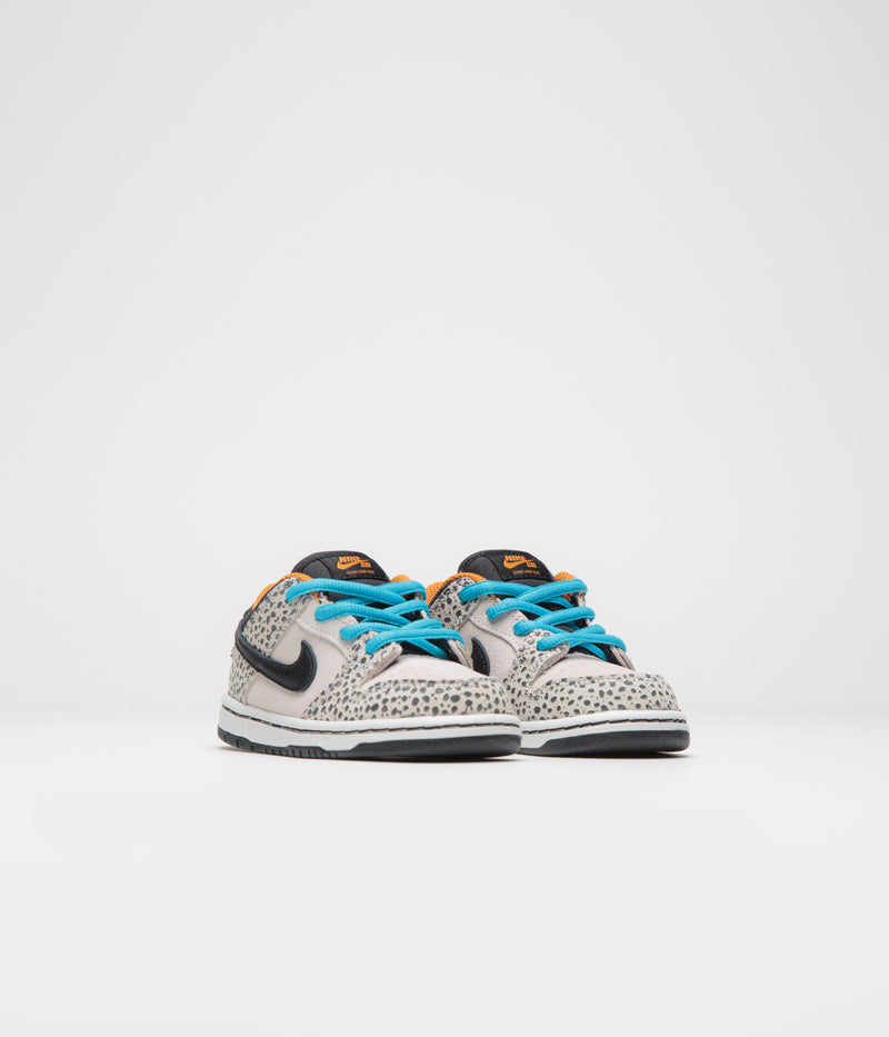 Nike SB Dunk Low Pro Electric (Toddler) Shoes in Phantom and Black and Black - Monarch