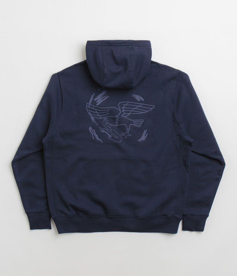Nike SB Team USA Hoodie in Obsidian and White