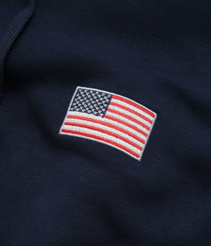 Nike SB Team USA Hoodie in Obsidian and White
