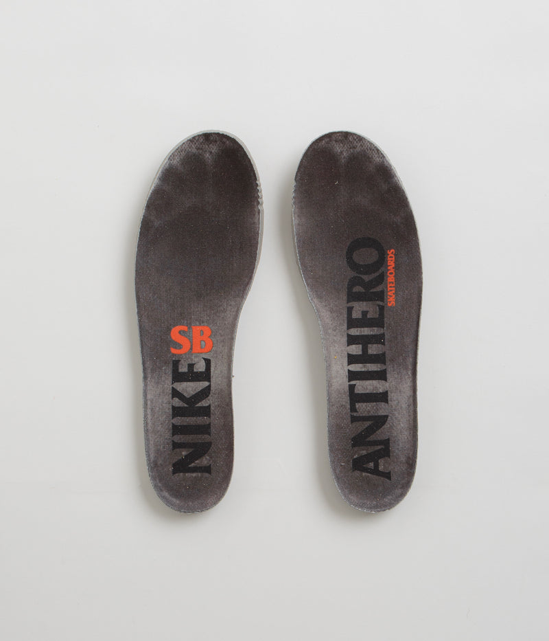 Nike SB x Antihero Dunk High Shoes in White and White and Black