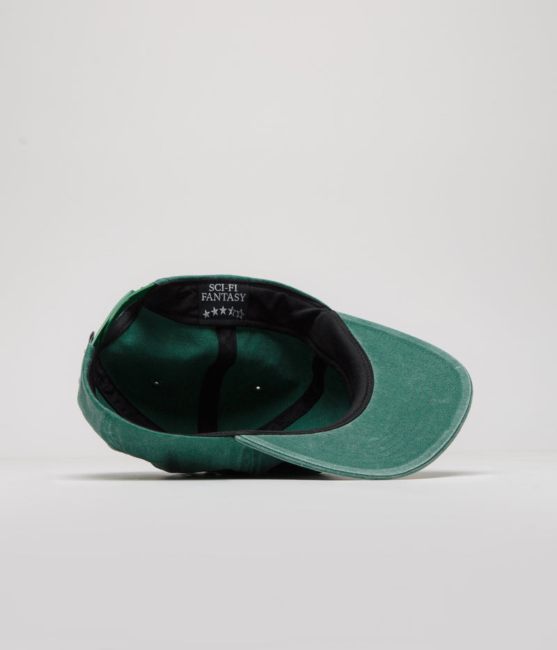 Sci-Fi Fantasy Wasted Logo Cap in Green