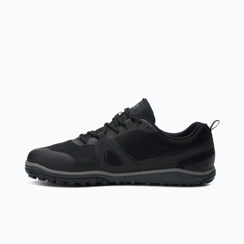 Xero Shoes Scramble Low EV Men Shoe at Black with Toe Facing Left