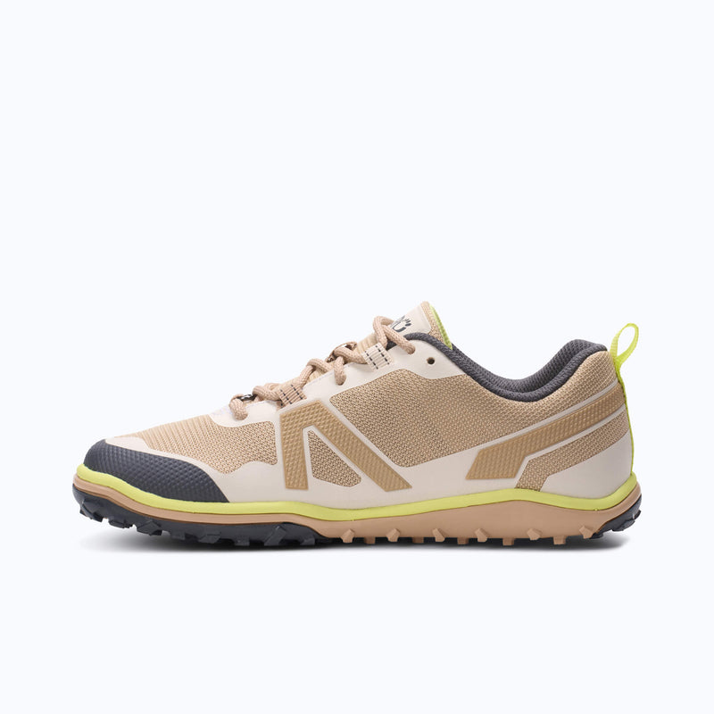 Xero Shoes Scramble Low EV Women Shoe at Cream and Yellow with Toe Facing Left