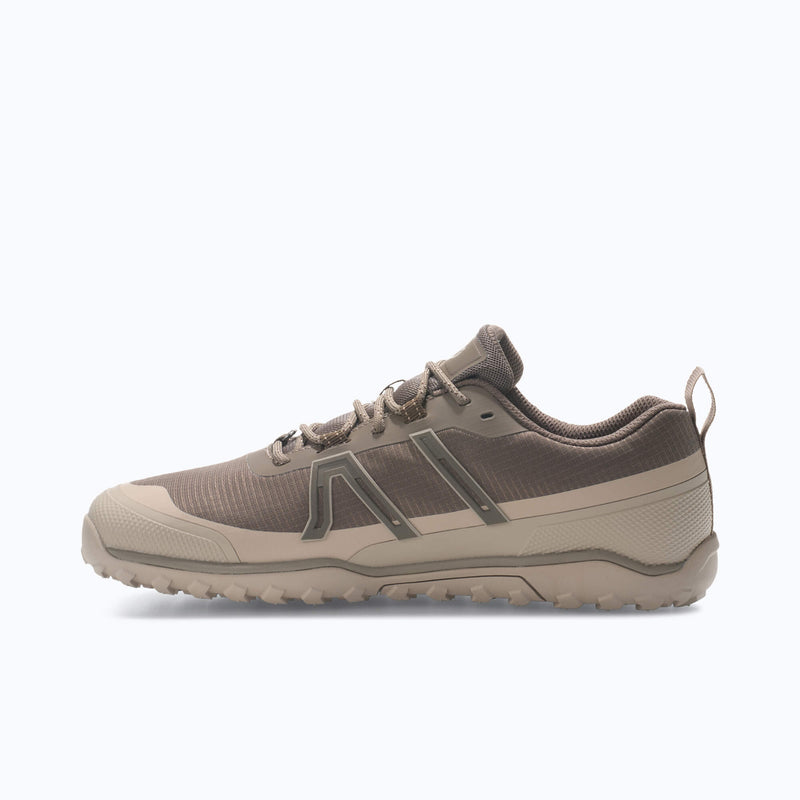 Xero Shoes Scrambler Trail Low WP Men Shoe in Morel with Toe Facing Left