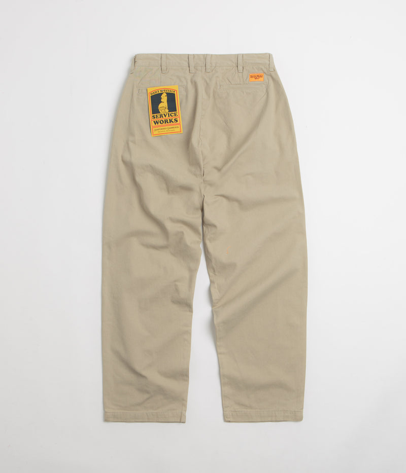Service Works Drill Part Timer Pants in Khaki