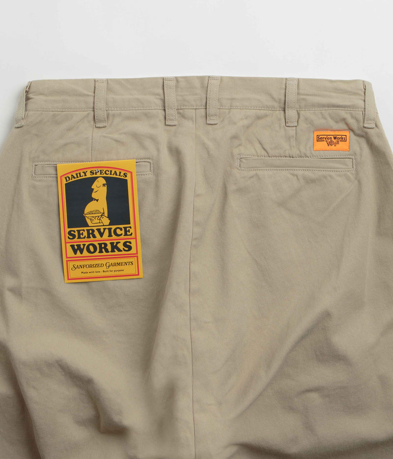 Service Works Drill Part Timer Pants in Khaki