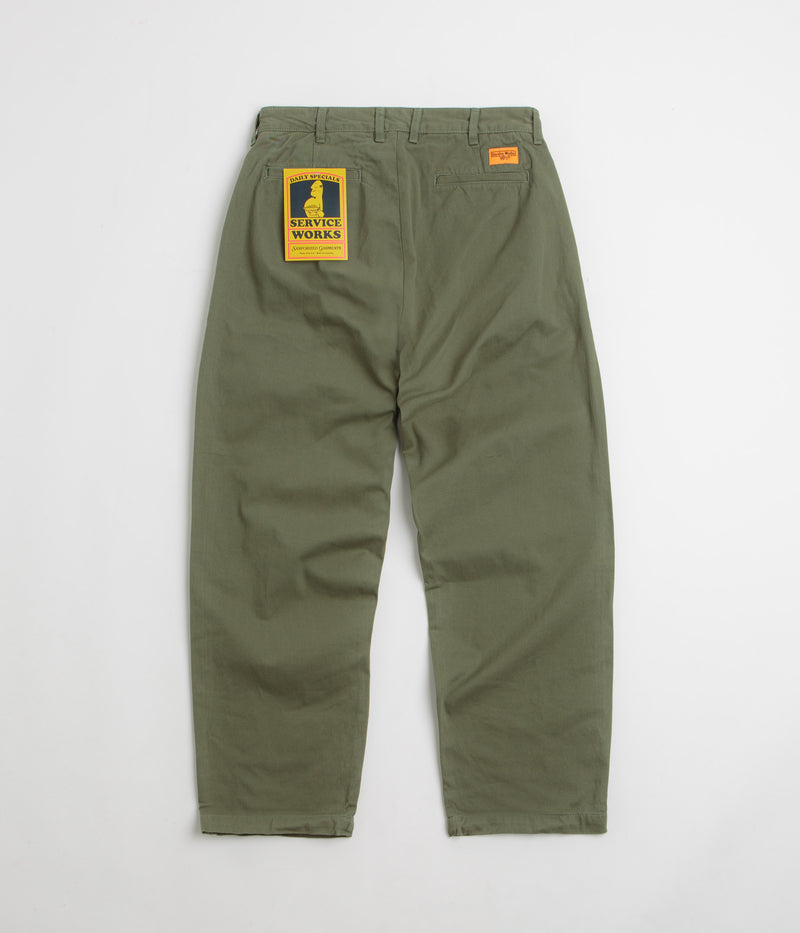 Service Works Drill Part Timer Pants in Olive