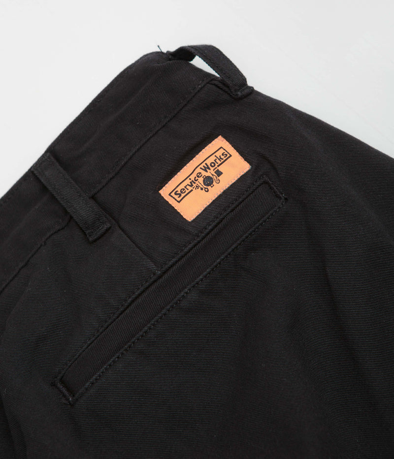 Service Works Drill Part Timer Shorts in Black