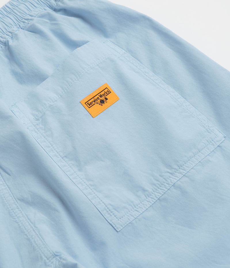 Service Works Poplin Chef Shorts in Powder