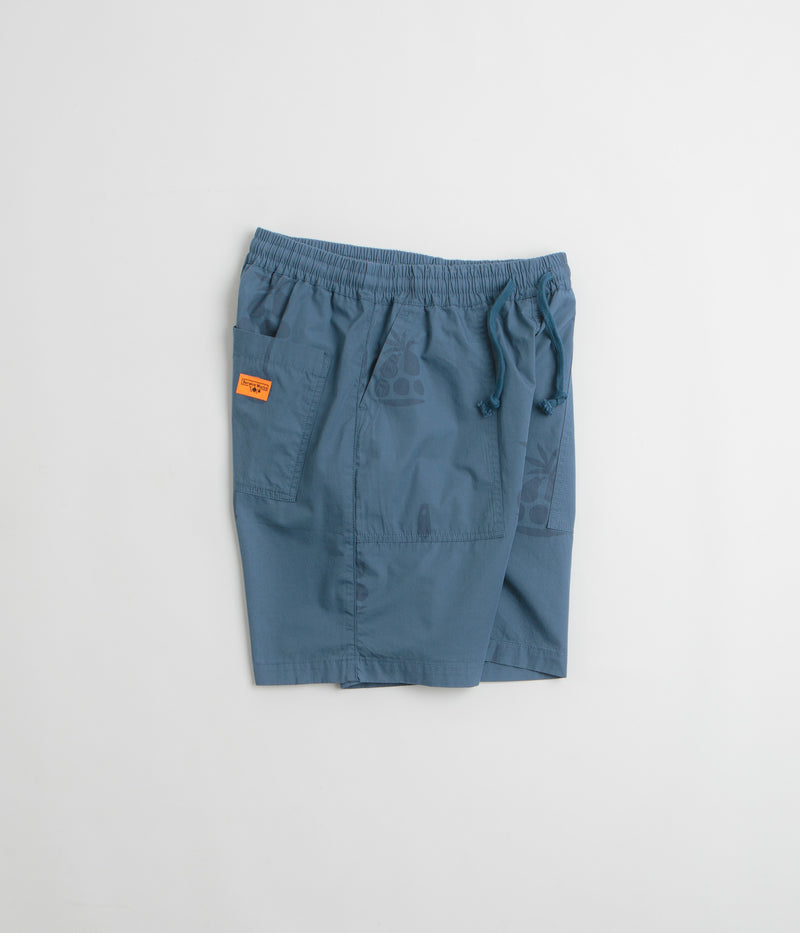 Service Works Poplin Printed Chef Shorts in Slate