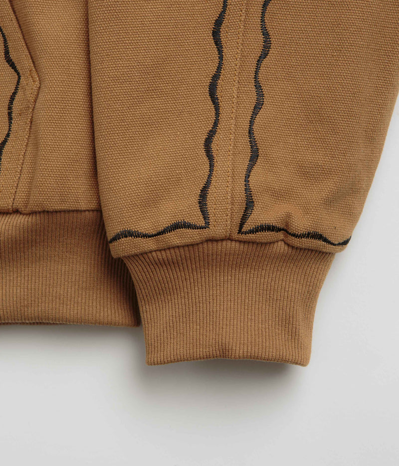Sexhippies Welders Stitch Heavyweight Canvas Jacket in Work Wear Brown