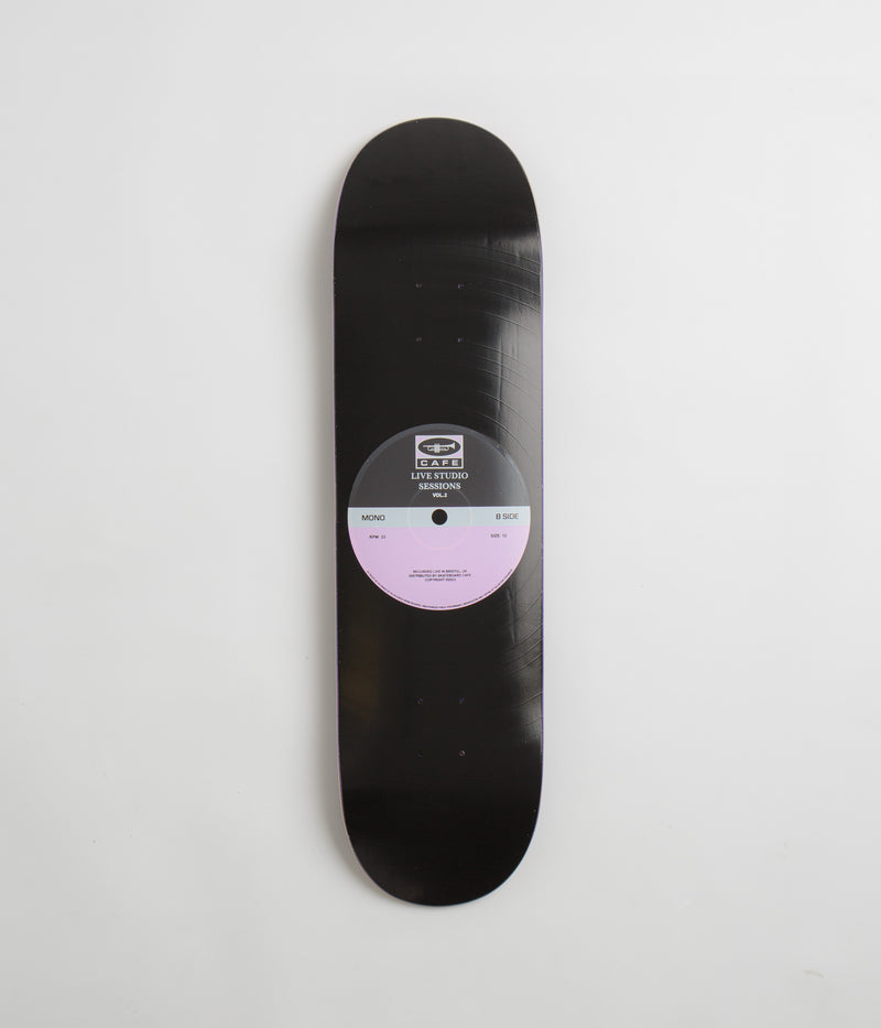 Skateboard Cafe 2021 Retro Edition 45 Classic Shape Deck in Black and Lavender and 8.25"