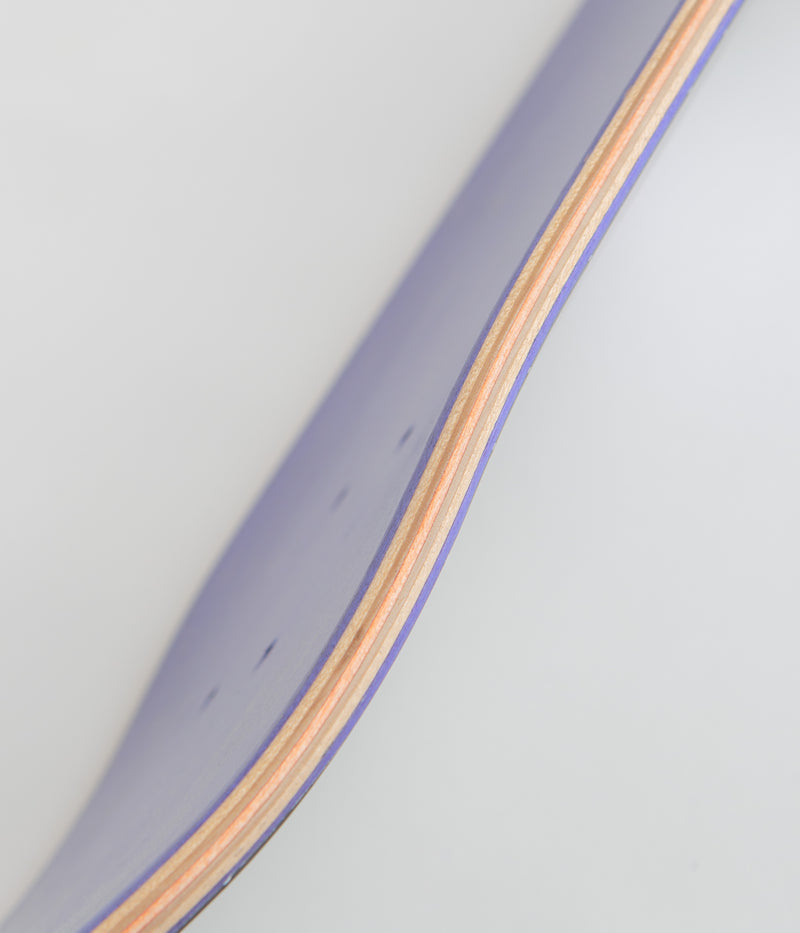 Skateboard Cafe 2021 Retro Edition 45 Classic Shape Deck in Black and Lavender and 8.25"