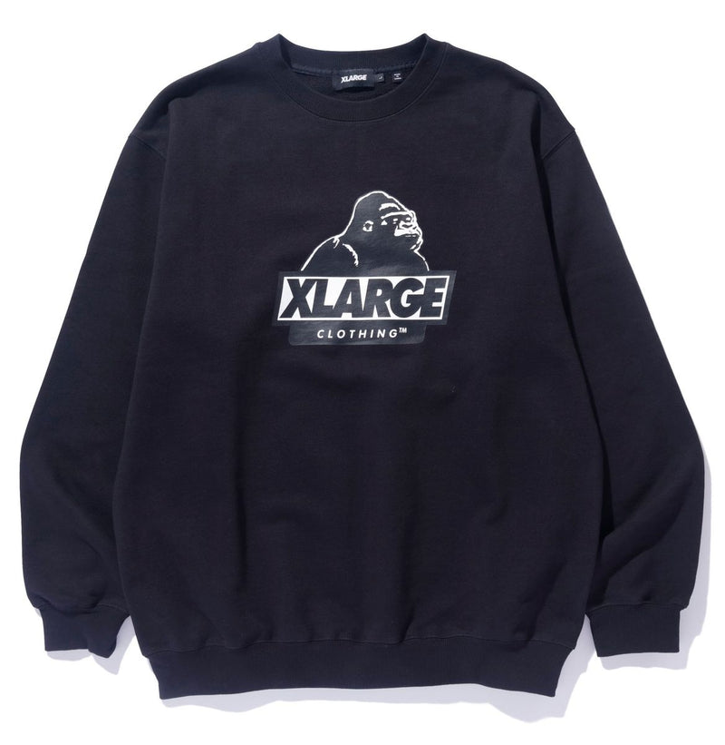 SLANTED OG CREWNECK SWEATSHIRT - BLACK