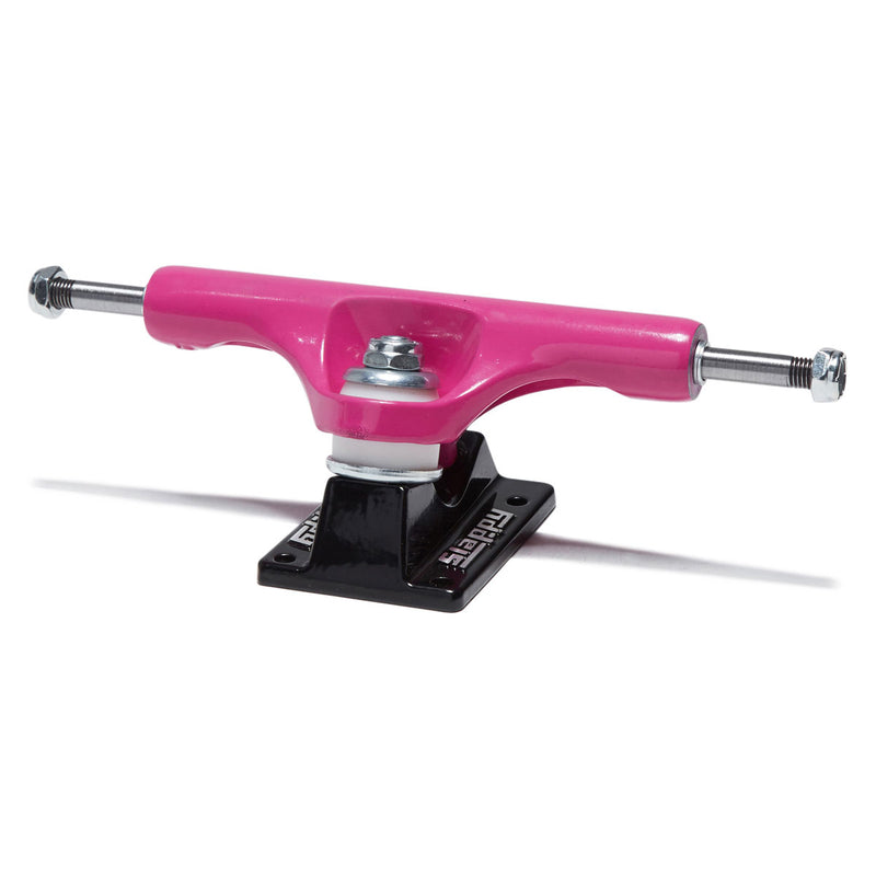 Slappy ST1 Classic Arisa Trew Checker Skateboard Trucks - Pink/Black - 8.25"