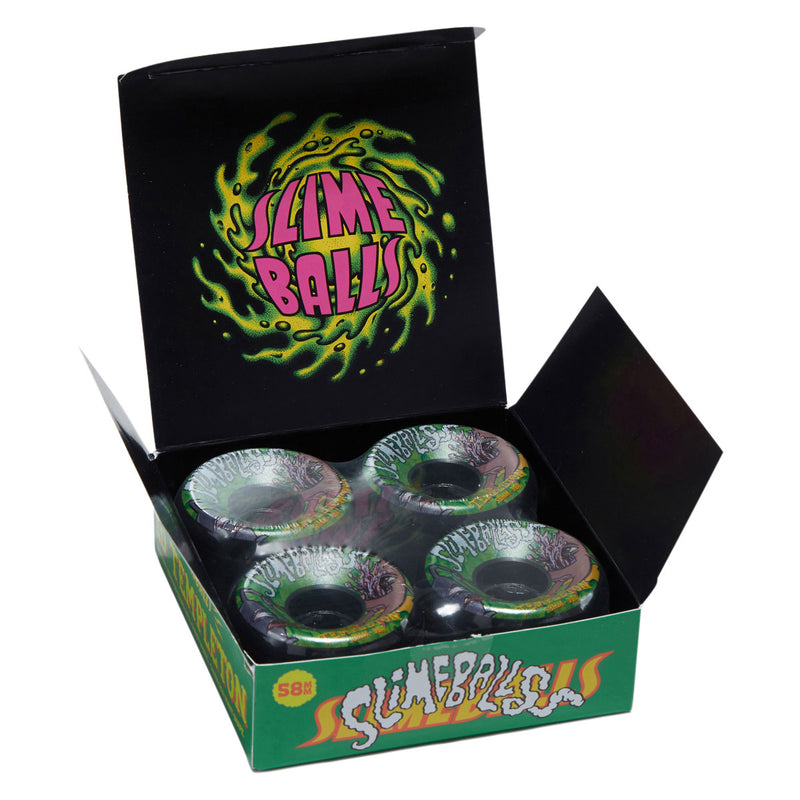 Slime Balls Ed Templeton Vomits 99a Skateboard Wheels - Black - 58mm