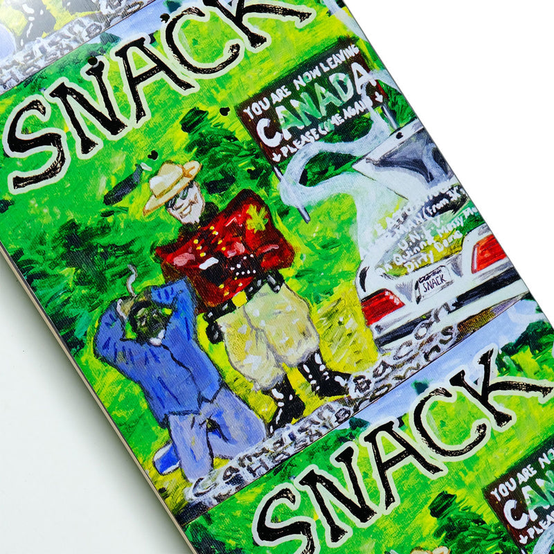 Snack May Canadian Bacon Skateboard Deck - 8.25"