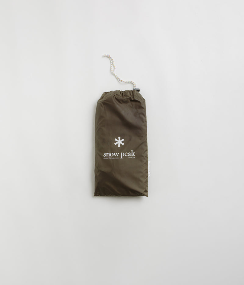 Snow Peak Amenity Dome Mat & Sheet Set in Black