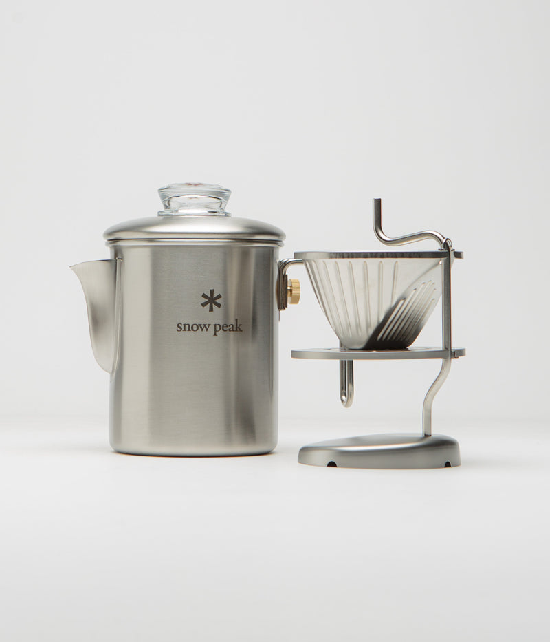 Snow Peak Field Coffee Master in Silver