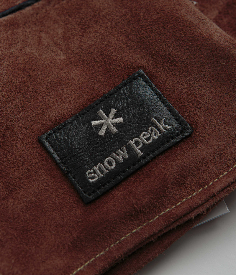 Snow Peak Fireside Gloves in Brown