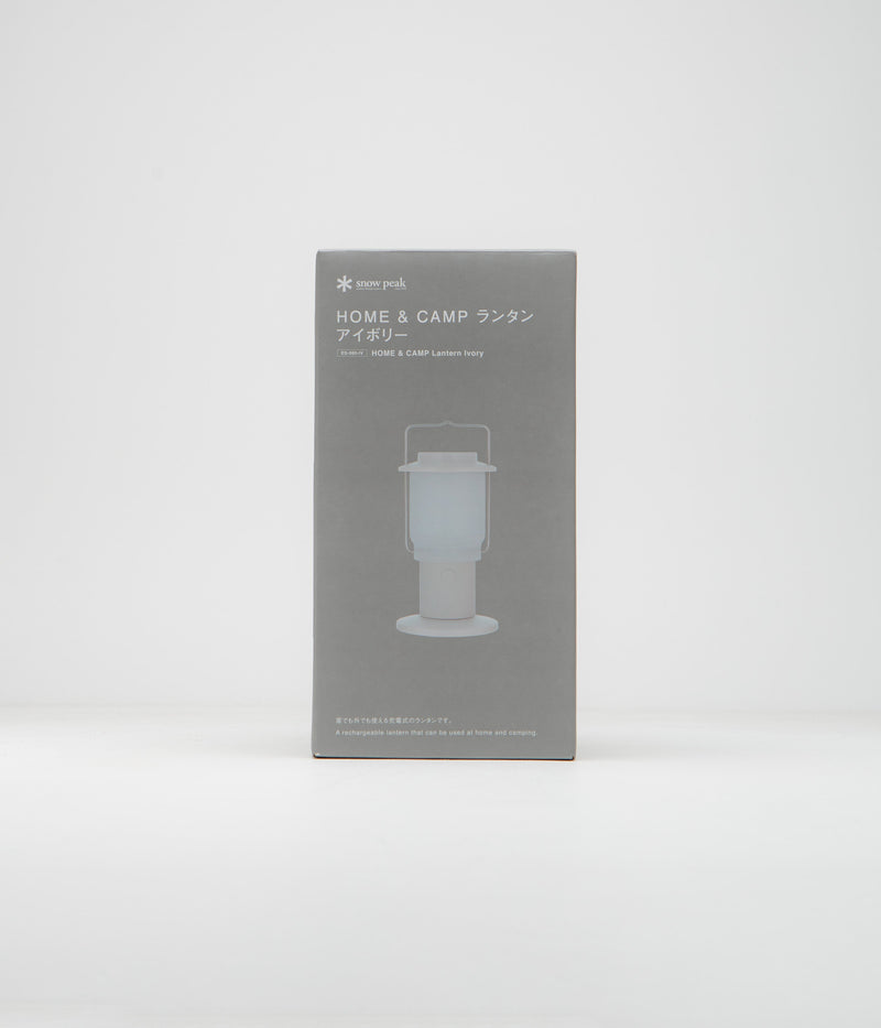 Snow Peak Home & Camp Lantern in Ivory