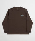 Snow Peak Living With Nature Long Sleeve T-Shirt in Dark Brown