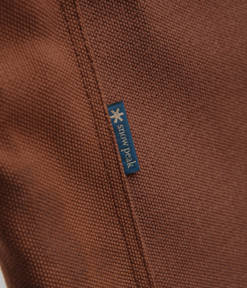 Snow Peak Low Beach Chair in Brown