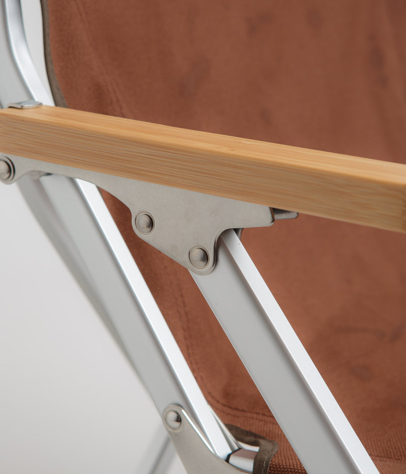 Snow Peak Low Beach Chair in Brown