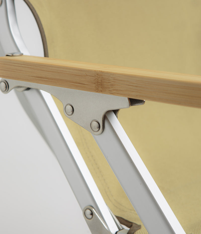 Snow Peak Low Beach Chair in Khaki