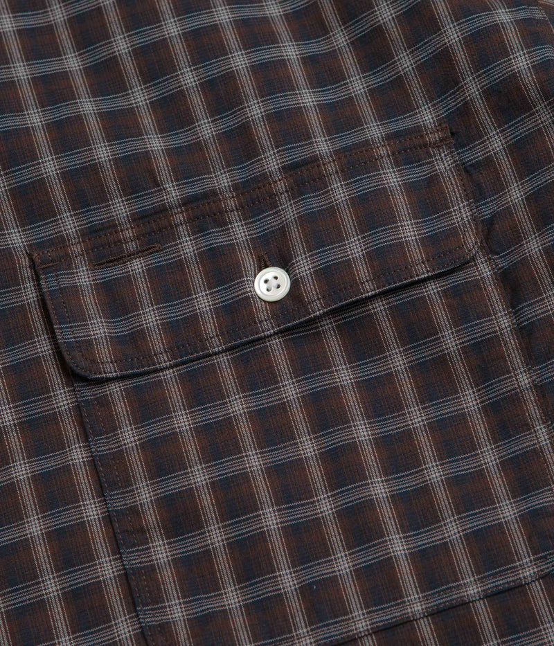 Snow Peak Ombre Check Shirt in Brown
