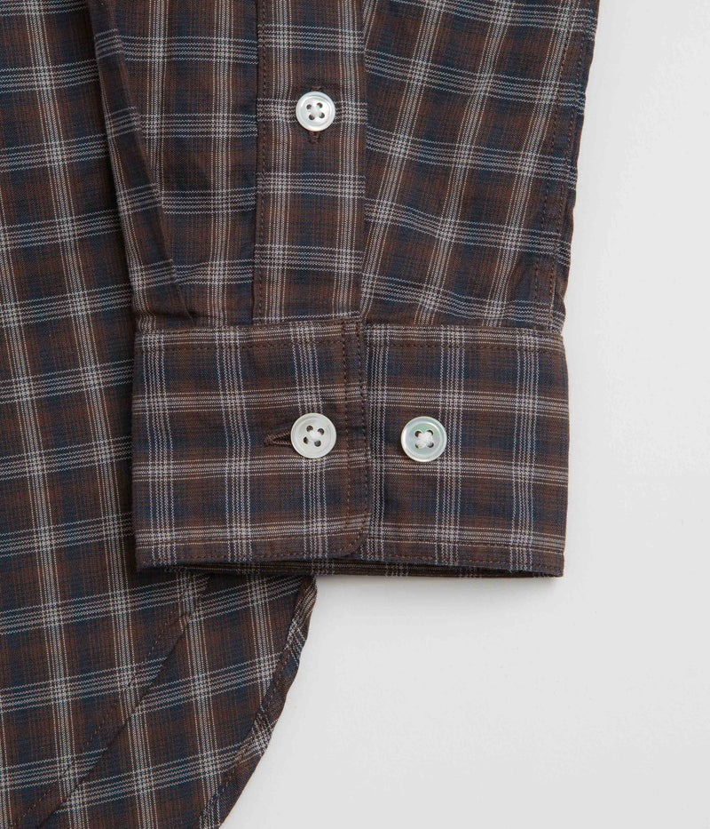Snow Peak Ombre Check Shirt in Brown