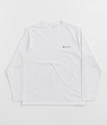 Snow Peak Onepoint Logo Long Sleeve T-Shirt in White
