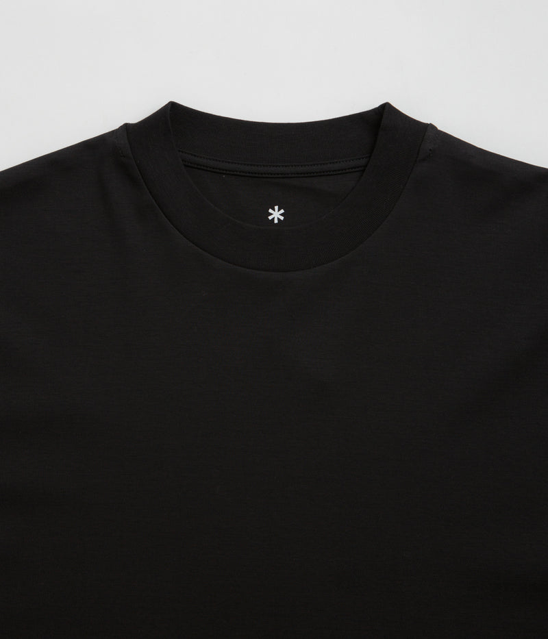 Snow Peak Organic Cotton Mercerized T-Shirt in Black