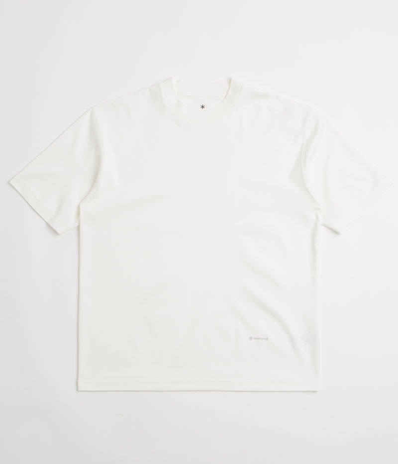 Snow Peak Organic Cotton Mercerized T-Shirt in White