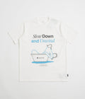 Snow Peak Relaxation T-Shirt in Off White