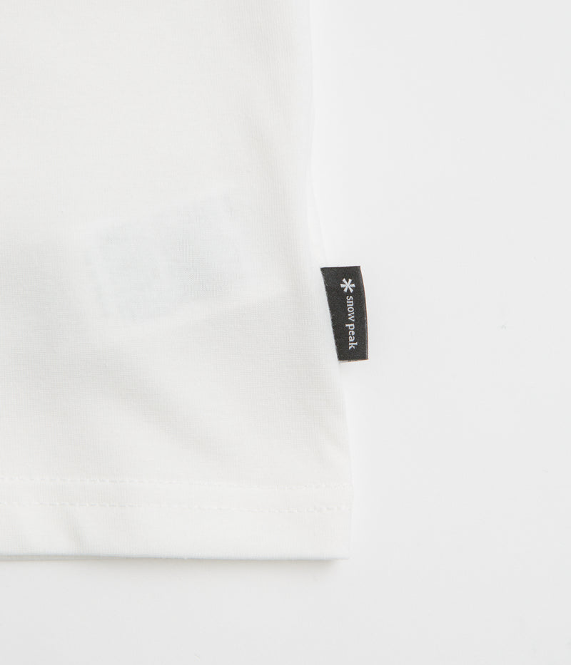 Snow Peak Relaxation T-Shirt in Off White