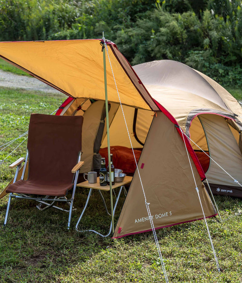 Snow Peak Small Amenity Dome Tent in Brown
