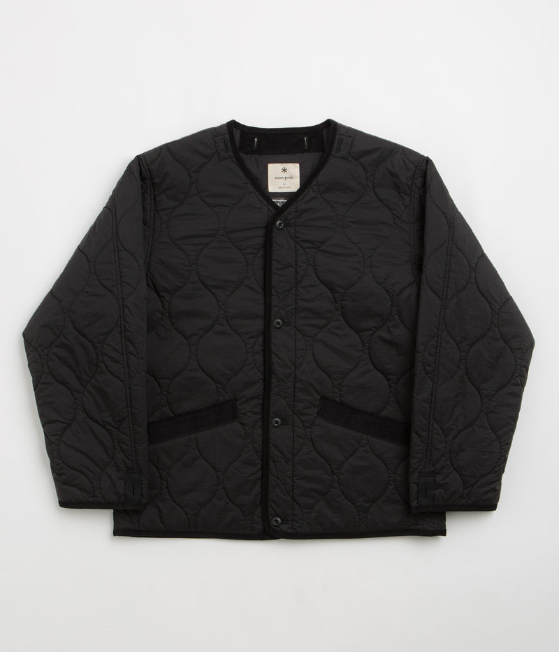 Snow Peak Takibi Ripstop Adjustable Jacket in Black