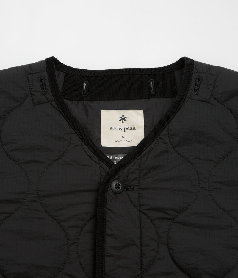 Snow Peak Takibi Ripstop Adjustable Jacket in Black