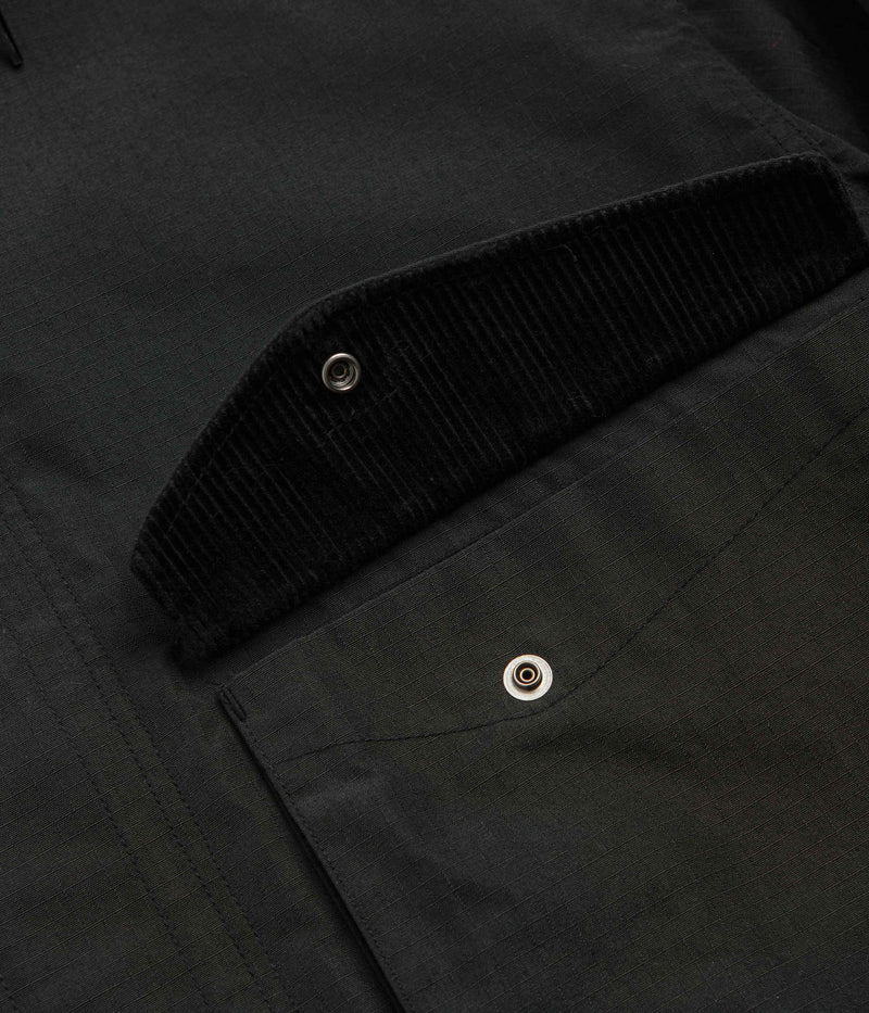 Snow Peak Takibi Ripstop Adjustable Jacket in Black